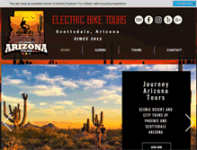 Tablet Screenshot of journeyarizonatours.com